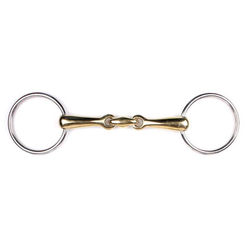 Mors double brisure maillechort Argentan QHP