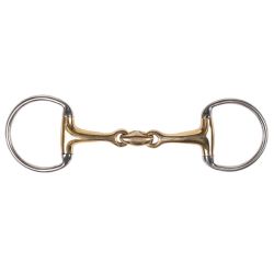 Mors à olive double brisure maillechort Argentan QHP