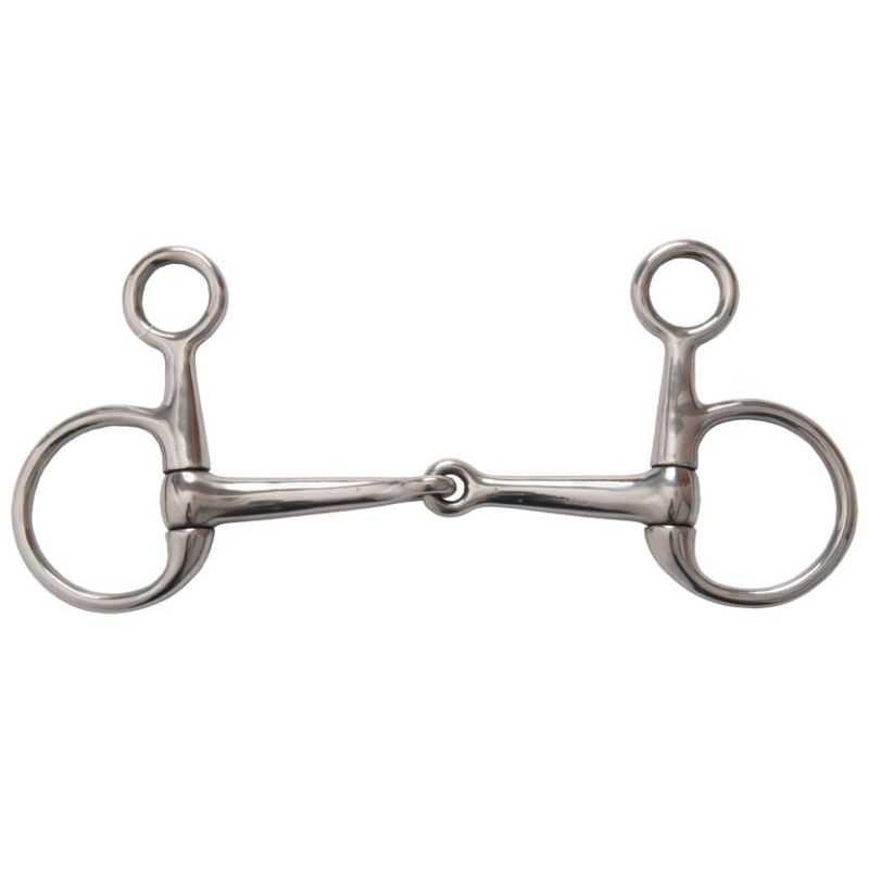 Mors Baucher inox plein T de T