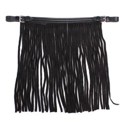 Frontal chasse mouches en cuir QHP