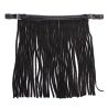 Frontal chasse mouches en cuir QHP