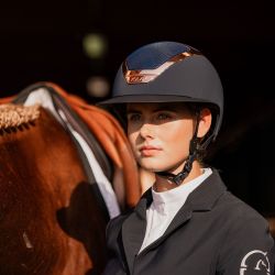 Casque Star Lady Chrome Kask Navy Everyrose Taille 59