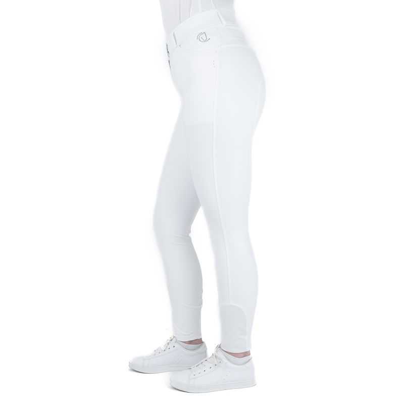Pantalon Femme Kannan Time To Ride Blanc Pantalon Femme Kannan Time To Ride Blanc