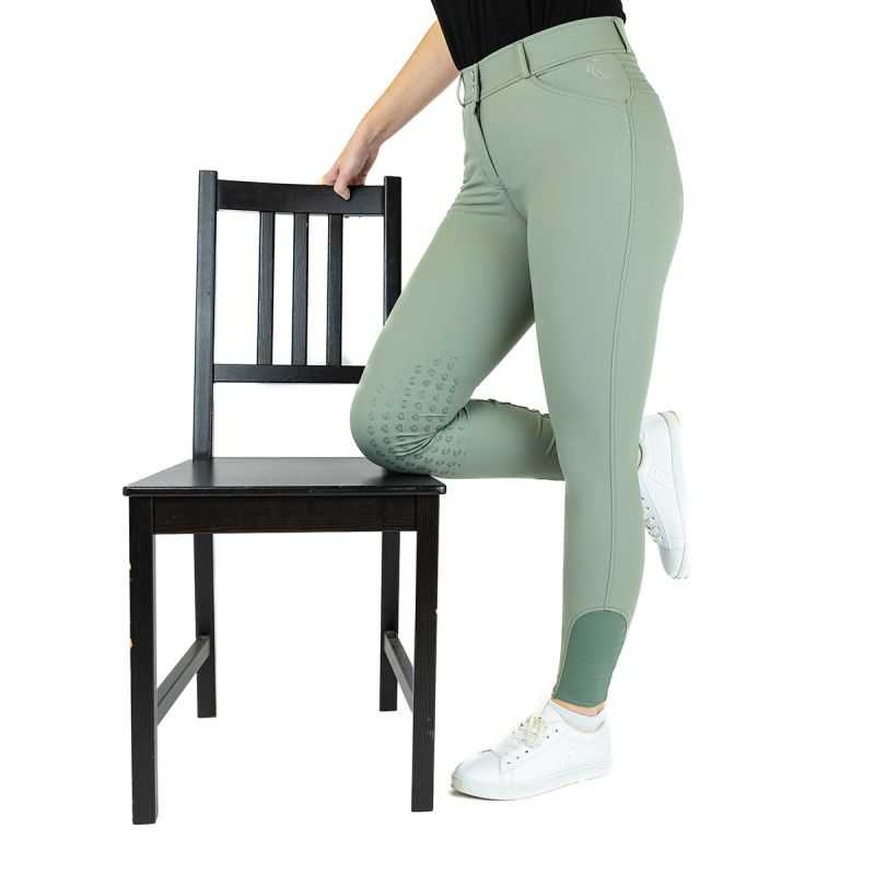 Pantalon Femme Kannan Time To Ride Vert amande
