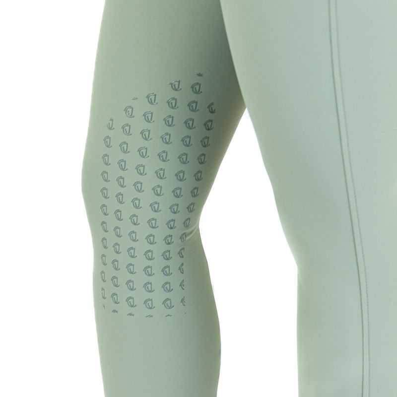 Legging Équestre Irideon Femme – Vert Taille S – Pantalon Breeches Stretch – États-Unis