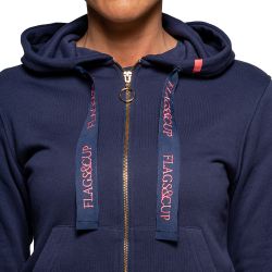 Sweat à capuche pour femme Lomita Flags & Cup