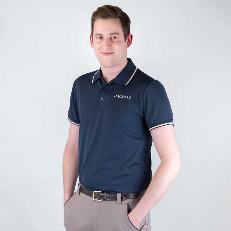 Polo pour homme Lugano Flags&Cup Polo pour homme Lugano Flags&Cup
