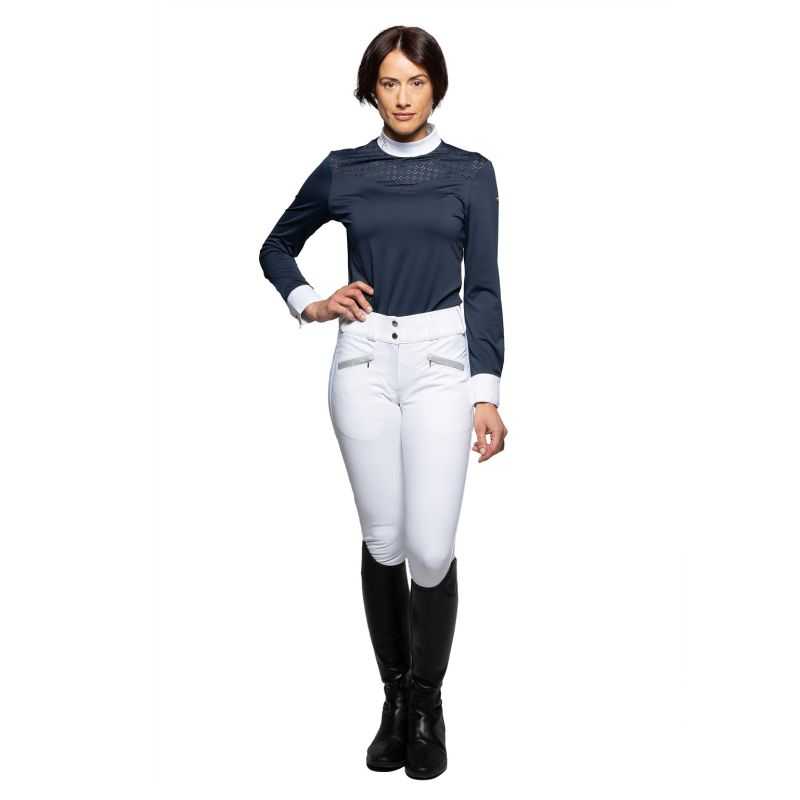 Polo de Concours Femme Isla ML Flags & Cup Polo de Concours Femme Isla ML Flags & Cup
