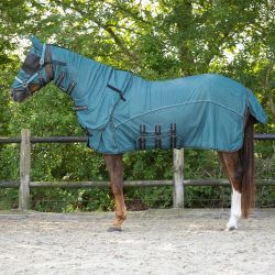 Chemise anti-mouches avec encolure et bonnet QHP