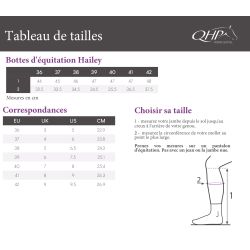Bottes d'équitation Hailey QHP