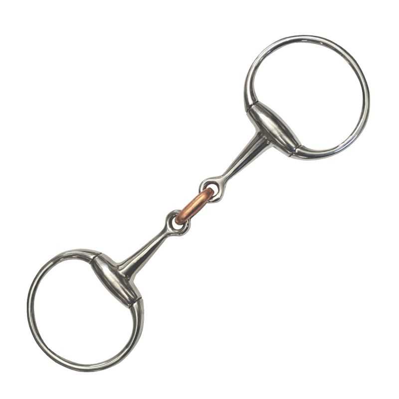 Mors à olive double brisure cuivre Privilège Equitation