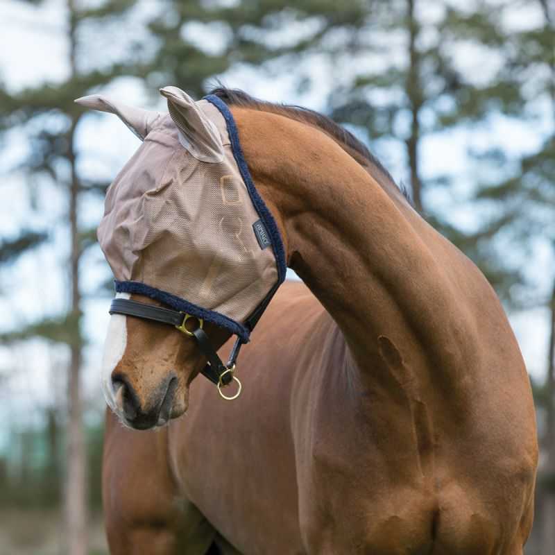 Masque Anti-mouches Amigo Horseware – Bordure Polaire, Fermeture Velcro, Pour Chevaux Et Poneys