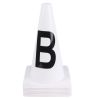 Plots de dressage blanc 30cm