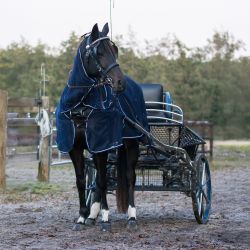 Chemise anti-mouches avec cou pour cheval attelé QHP
