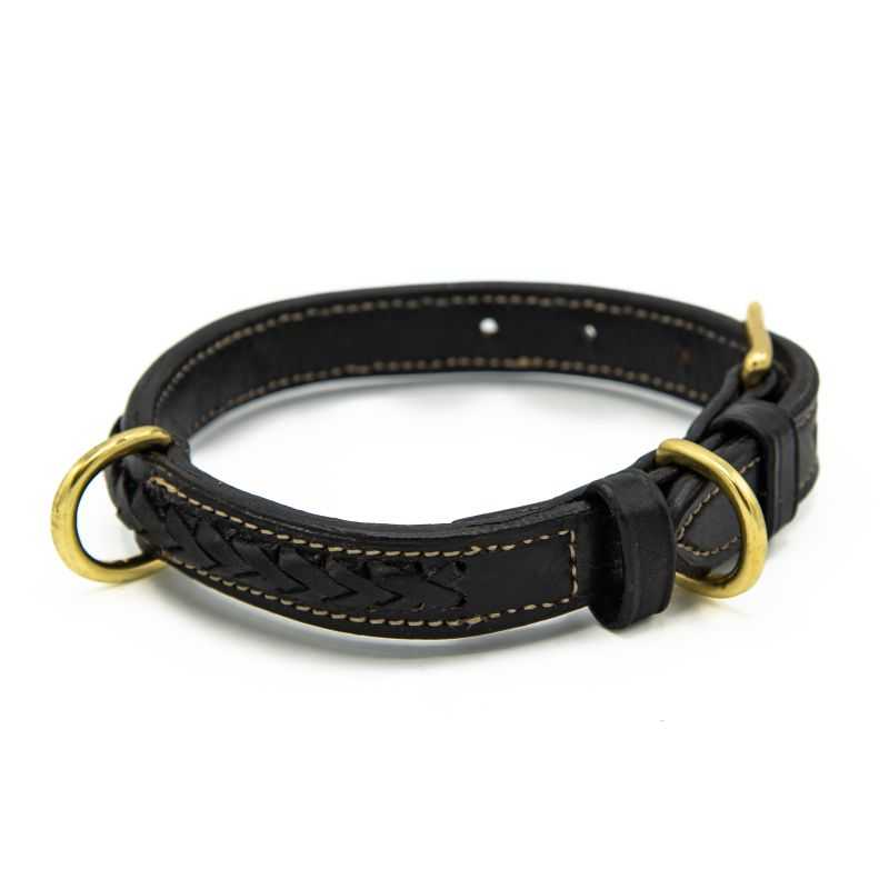 Collier chien Tressé 50-65cm Collier chien Tressé 50-65cm
