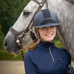 Casque d'equitation Austyn Visière Polo QHP