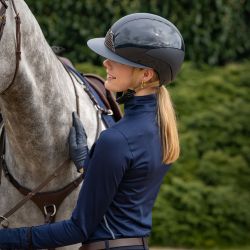 Casque d'equitation Austyn Visière Polo QHP