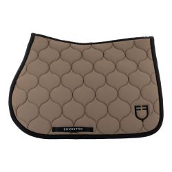 Tapis de selle mixte Black Line Equestro Noix