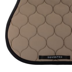 Tapis de selle mixte Black Line Equestro Noix