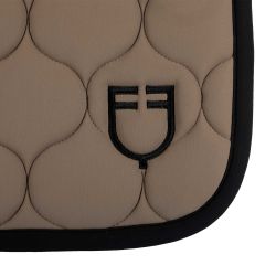 Tapis de selle mixte Black Line Equestro Noix