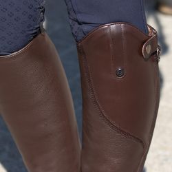 Bottes d'équitation Tamar Junior larges QHP