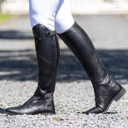 Bottes d'équitation Tamar Junior larges QHP