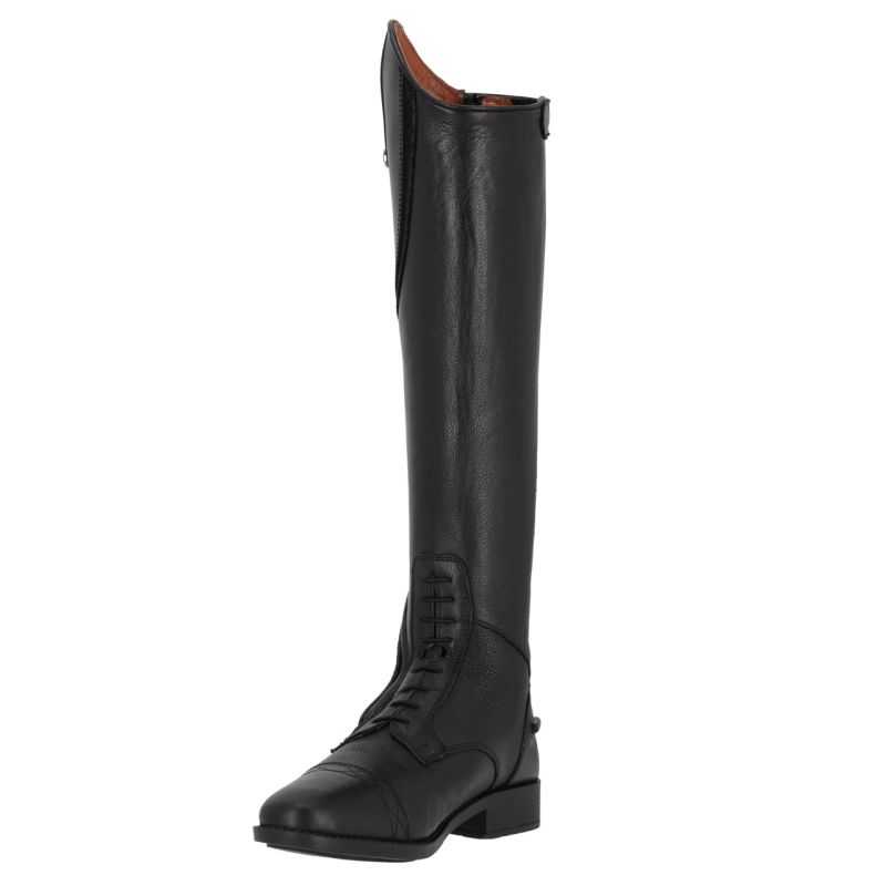 EQUISTAR Bottes de paddock synthétiques à fermeture éclair pour enfant Unisexe, Noir