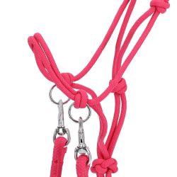 Licol corde Color avec rênes Q-Essentials