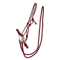 Licol corde Color avec rênes Q-Essentials