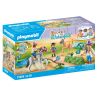 Cavaliers avec poneys et saut d'obstacles Playmobil