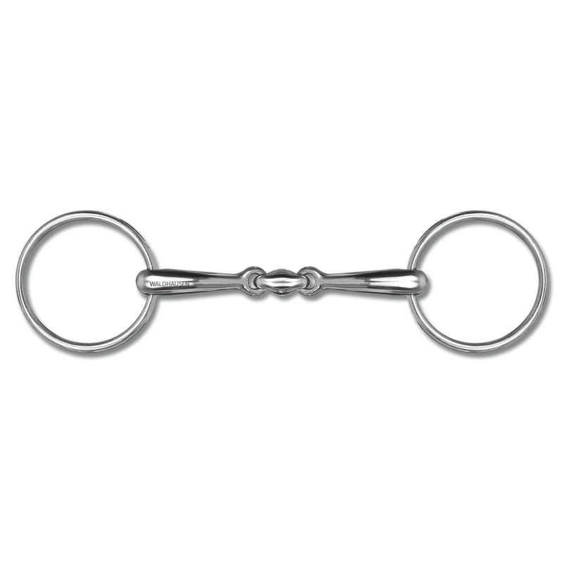 Mors deux anneaux double brisure 18 mm i