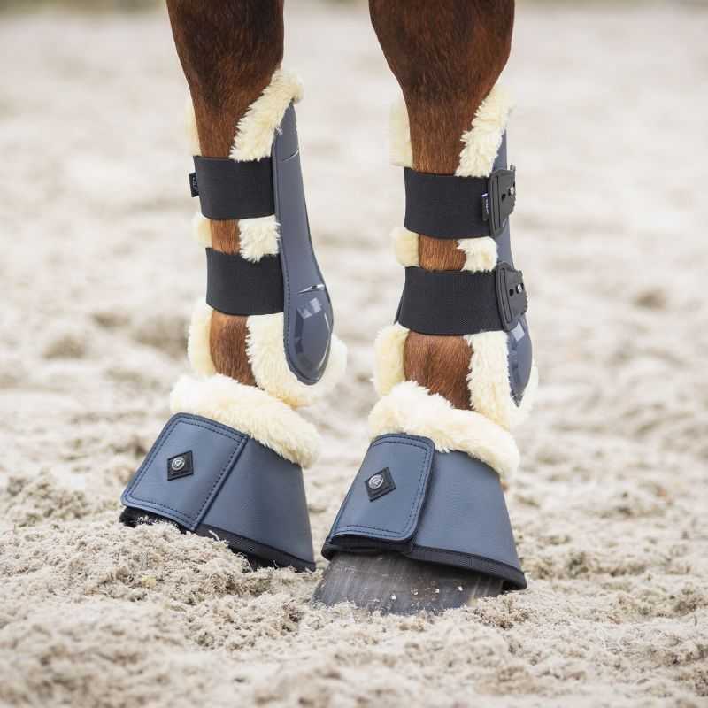 Cloches De Protection Pour Chevaux QHP Eventing - Léger, Imperméable, Avec Renfort Kevlar - Double Fermeture Auto-agrippante