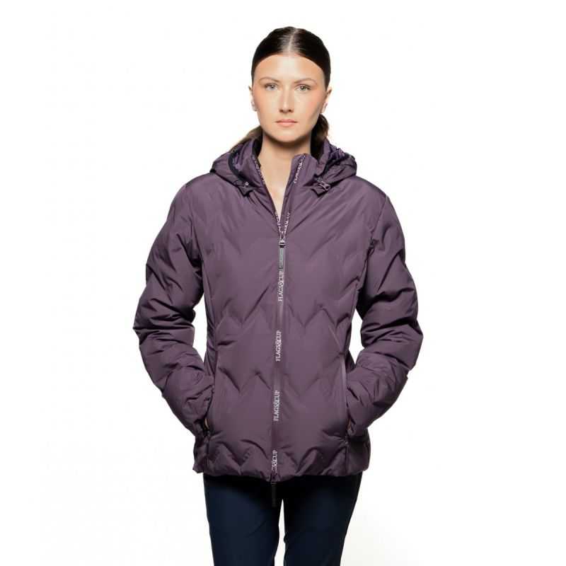 Doudoune imperméable pour femme Napasoq Prune Flags&Cup