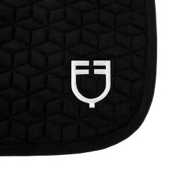 Tapis de selle mixte cube Equestro Noir