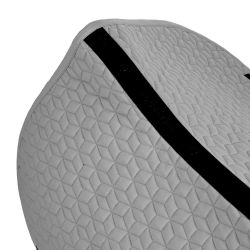 Tapis de selle mixte cube Equestro Frost grey