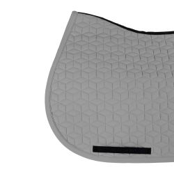 Tapis de selle mixte cube Equestro Frost grey