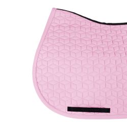Tapis de selle mixte cube Equestro Orchidée
