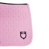 Tapis de selle mixte cube Equestro Orchidée