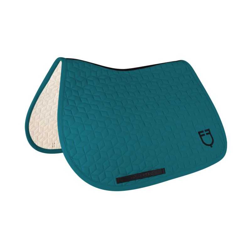Tapis de selle mixte cube Equestro Pétrole Tapis de selle mixte cube Equestro Pétrole