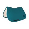 Tapis de selle mixte cube Equestro Pétrole