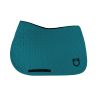 Tapis de selle mixte cube Equestro Pétrole