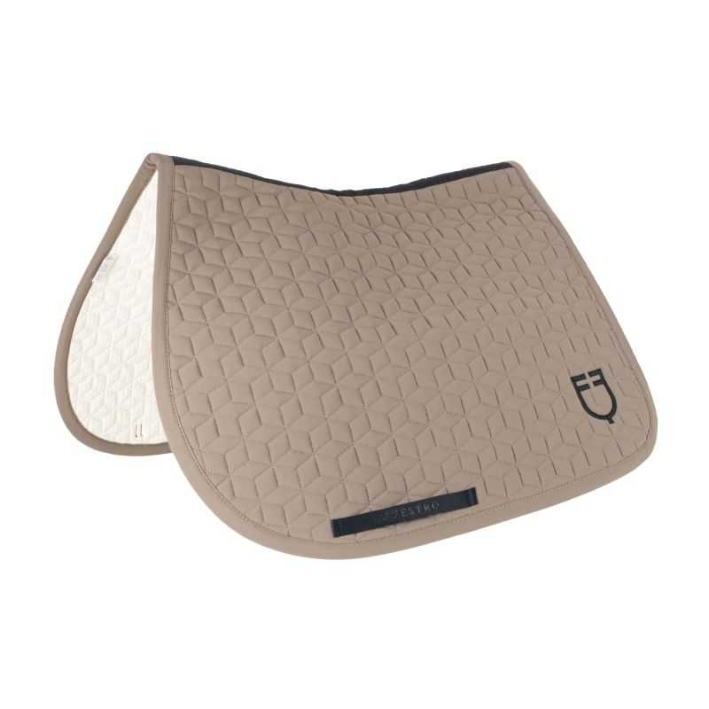 Tapis de selle mixte cube Equestro Noix Tapis de selle mixte cube Equestro Noix