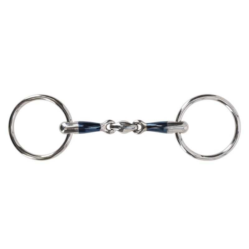 Mors 2 anneaux double brisure anatomique Sweet Iron QHP Mors 2 anneaux double brisure anatomique Sweet Iron QHP