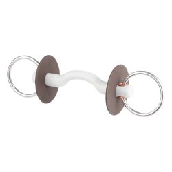 Mors Beris 2 anneaux avec passage de langue soft 7,5cm