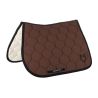 Tapis de selle mixte Black Line Equestro Marron