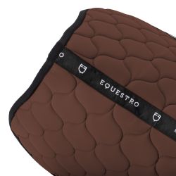 Tapis de selle mixte Black Line Equestro Marron