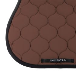 Tapis de selle mixte Black Line Equestro Marron