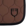 Tapis de selle mixte Black Line Equestro Marron