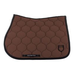 Tapis de selle mixte Black Line Equestro Marron