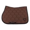 Tapis de selle mixte Black Line Equestro Marron